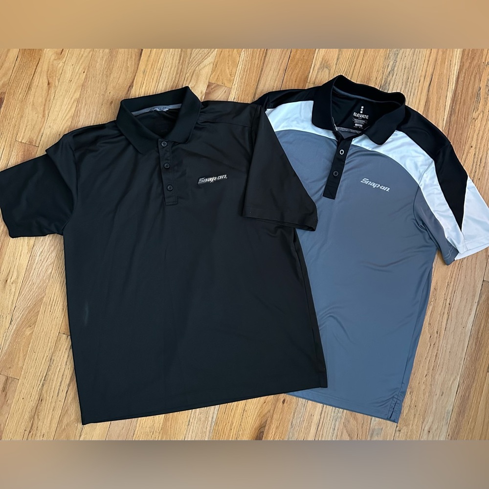 2 Snap On Tools Men’s Polo Shirts Size Large Excellent Condition!